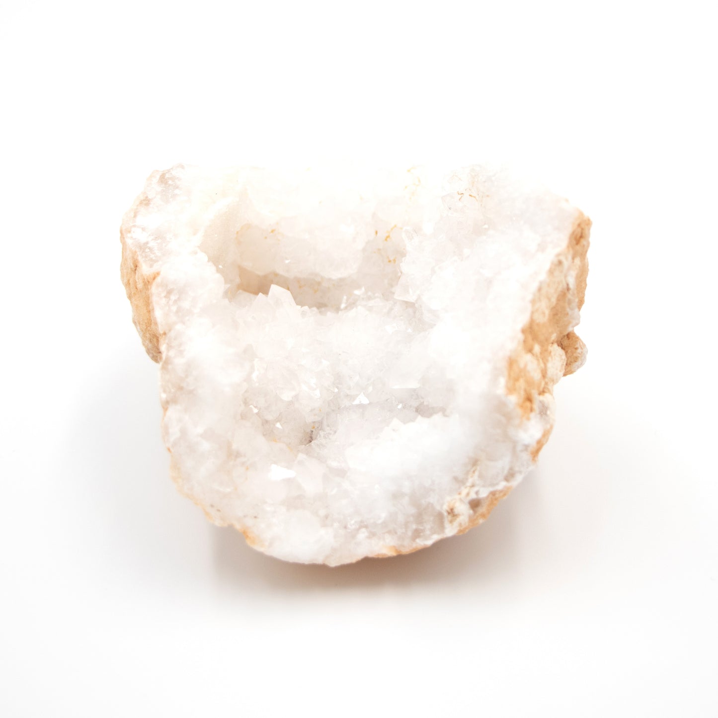 Géode- Quartz Blanc -Lithothérapie-minéraux-Pierre